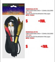 Cable 3 RCA a 3 RCA